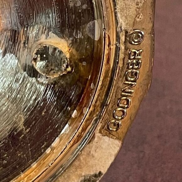 GODINGER vintage silver plate candlesticks pair - Picture 8 of 9